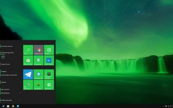 Iceland Theme Desktop