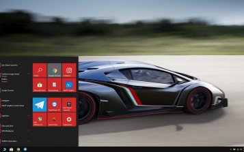 Lamborghini Veneno Theme Desktop