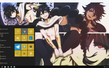 Magi: The Labyrinth of Magic Theme Desktop