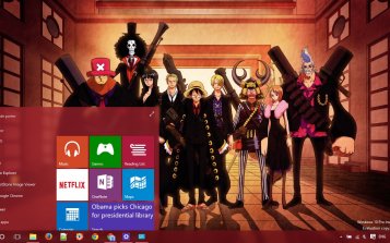 One Piece Theme Desktop