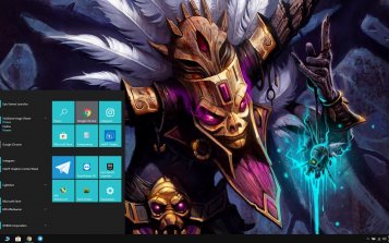 Witch Doctor (Diablo III) Theme Desktop