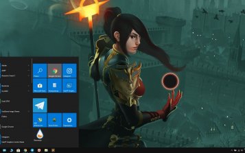 Wizard (Diablo III) Theme Desktop