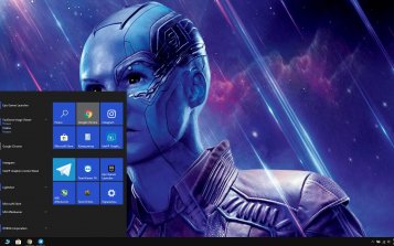 Nebula (Marvel) Theme Desktop