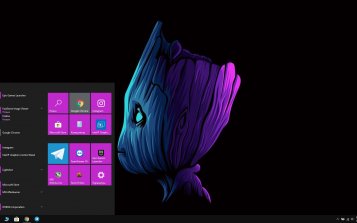 Groot Theme Desktop