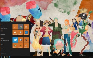 One Piece Minimal Theme Desktop