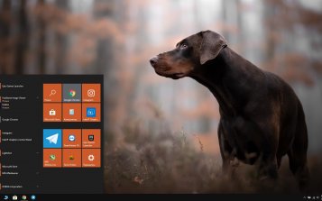 Doberman Theme Desktop