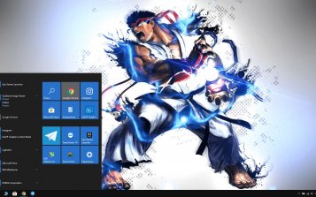 Ryu (Street Fighter) Theme Desktop