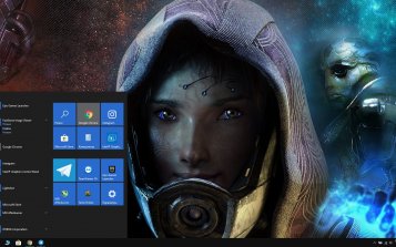 Miranda Lawson Theme Desktop