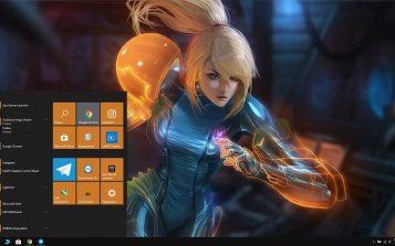 Samus Aran Theme Desktop