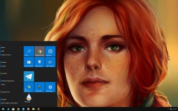 Triss Merigold Theme Desktop