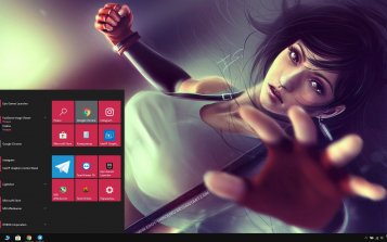 Tifa Lockheart Theme Desktop