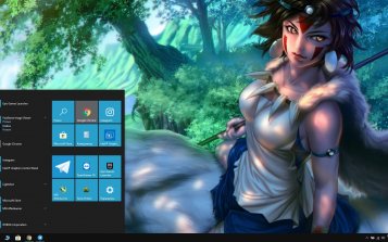 Princess Mononoke Theme Desktop
