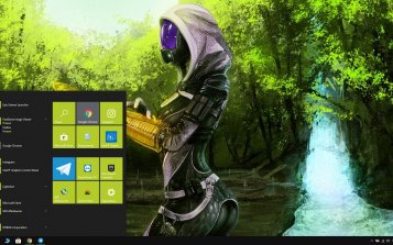 Tali'Zorah (Mass Effect) Theme Desktop