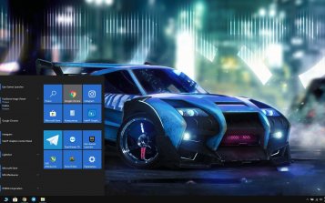Rocket League Theme Desktop
