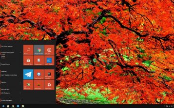 Autumn in Japan Theme Desktop