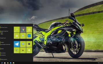 Kawasaki Ninja Theme Desktop