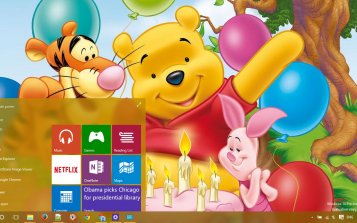 Winnie the Pooh Theme Desktop