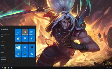 Yasuo (LOL) Theme Desktop