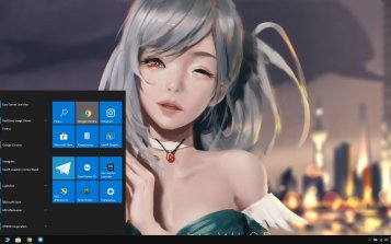 Ghostblade Theme Desktop