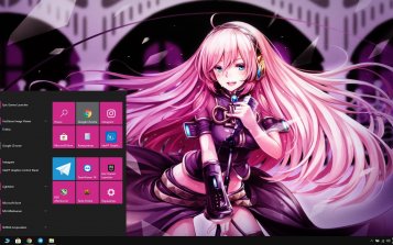 Luka Megurine (Vocaloid) Theme Desktop