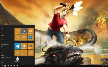Serious Sam Theme Desktop