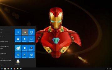 Iron Man (Comics) Theme Desktop