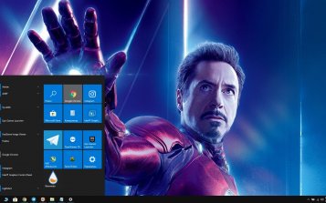 Robert Downey Jr. Theme Desktop