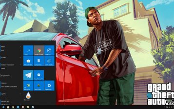 Grand Theft Auto V (GTA V) Theme Desktop