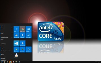 Intel Theme Desktop