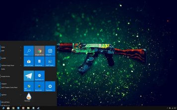 CSGO Weapons Theme Desktop
