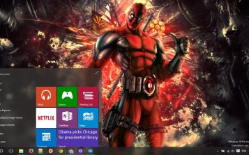 Deadpool Comics Theme Desktop