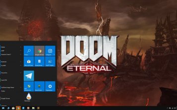 DOOM Eternal Theme Desktop
