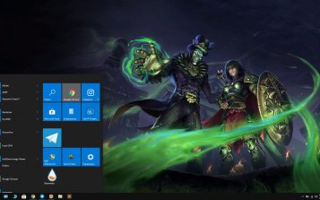 Bellona (Smite) Theme Desktop