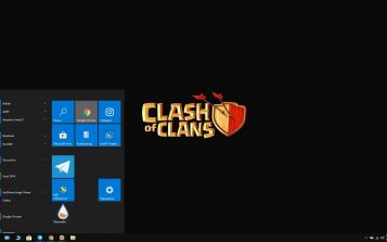 Clash of Clans Theme Desktop