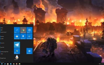 Warcraft III: Reforged Theme Desktop