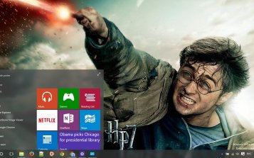 Harry Potter and the Deathly Hallows Part 2 Theme Desktop