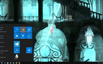 Child of Light Theme Desktop