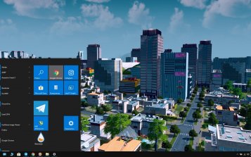 Cities: Skylines Theme Desktop