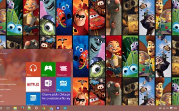 Pixar Theme Desktop