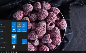 Raspberry Theme Desktop