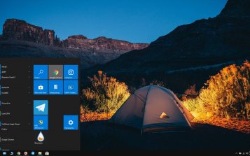 Camping Theme Desktop