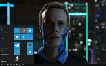 Detroit: Become Human Theme Desktop