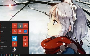 Sakuya Izayoi Theme Desktop