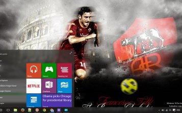 A.S. Roma Theme Desktop