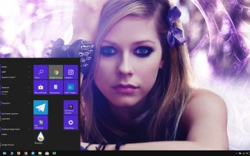 Avril Lavigne Theme Desktop