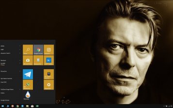David Bowie Theme Desktop