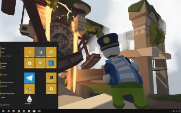 Human: Fall Flat Theme Desktop