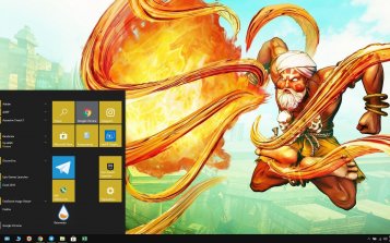 Street Fighter V Theme Desktop