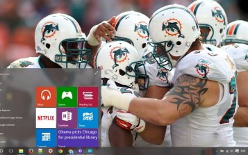 Miami Dolphins Theme Desktop