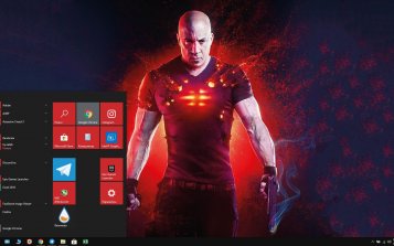Bloodshot Theme Desktop